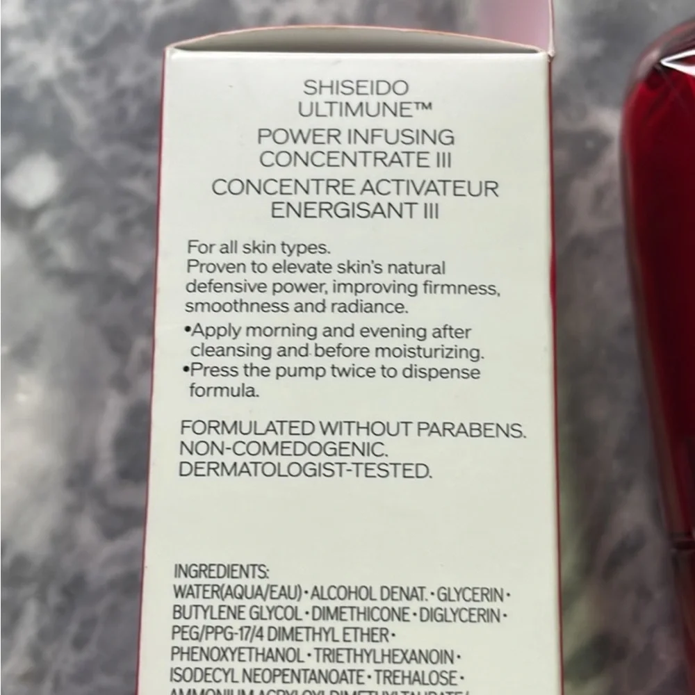 New‎ Shiseido Ultimune Power Infusing Concentrate Serum